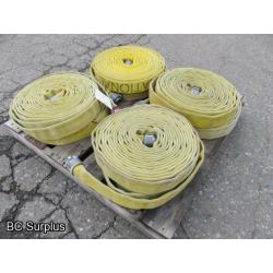 T-192: Fire Hose – 1.75 Inch – 50 Ft. Lengths – 8 Items