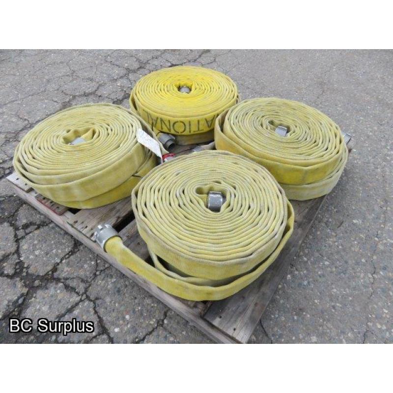 T-197: Fire Hose – 1.75 Inch – 50 Ft. Lengths – 8 Items