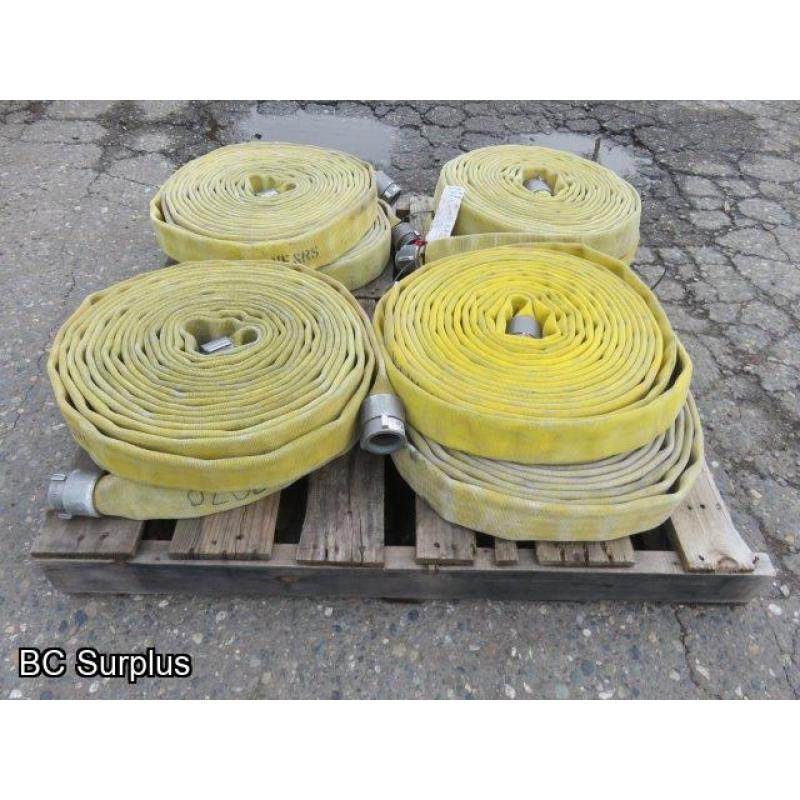 T-191: Fire Hose – 1.75 Inch – 50 Ft. Lengths – 8 Items