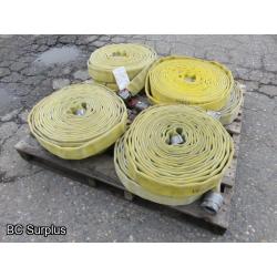 T-194: Fire Hose – 1.75 Inch – 50 Ft. Lengths – 8 Items