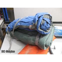 Q-72: Camping Tents & Sleeping Pads with Pump – 1 Lot