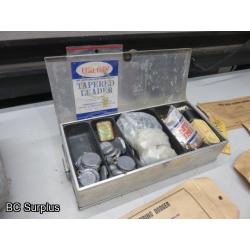 Q-89: Metal Fishing Tackle Boxes & Contents – 2 Items