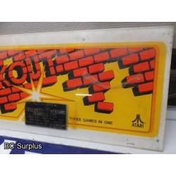 Q-22: Atari Video Game Headers – Various – 3 Items