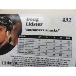Q-4: Autographed Doug Lidster Hockey Cards – 2 Items