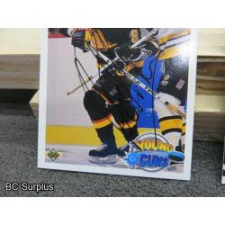 Q-5: Autographed Momesso & Kron Hockey Cards – 2 Items