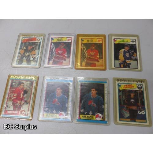 Q-46: O-Pee-Chee Hockey Cards – 1987 to 1989 – Various 8 Items