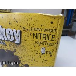 Q-62: Grease Monkey HD Nitrile Gloves – 3 Cases – XL & L