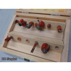 Q-160: Router Bits & Cutters – 10 Items