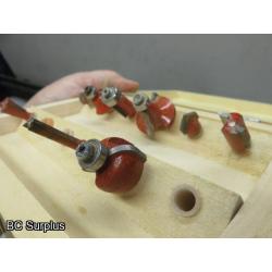 Q-160: Router Bits & Cutters – 10 Items