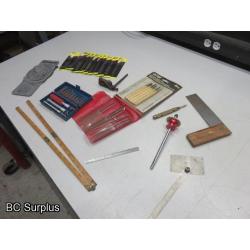 Q-136: Precision Measuring Instruments & Tools – 1 Lot
