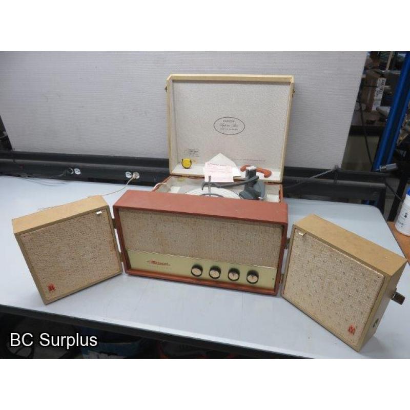 Q-178: Marconi Portable Triphonic Record Player