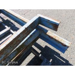 Q-259: Lumber or Steel Rack – Wall Mount – 3 Pieces