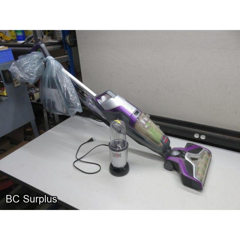 Q-270: Bissell Vacuum & Magic Bullet – 2 Items