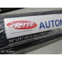 Q-272: Automotive Utility Carpet – 3 Rolls – Unused