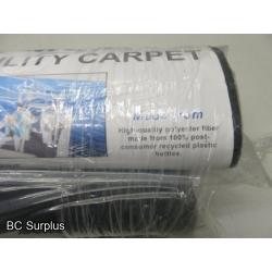 Q-272: Automotive Utility Carpet – 3 Rolls – Unused