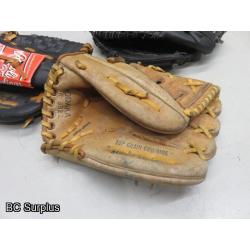 Q-266: Baseball Gloves – 3 Items