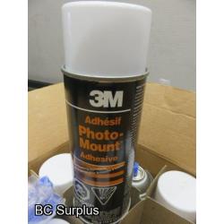 Q-297: 3M Photomount Adhesive – 1 Case