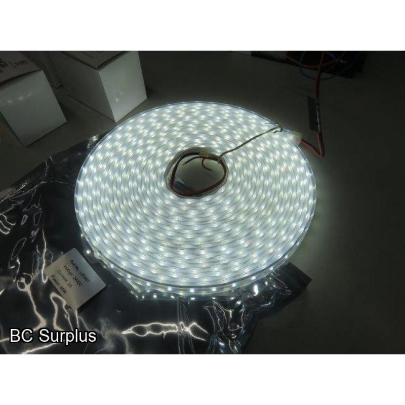 Q-339: LED Tape Lights – Cool White – 27 Items