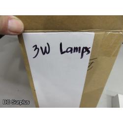 Q-343: Xelogen 3W Light Bulbs – 1 Lot