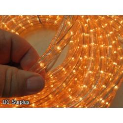 Q-351: Rope Lights – 5 Lengths of 75 Feet – Warm White