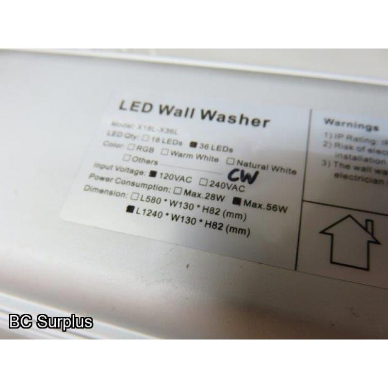 Q-359: LED Linear Light Bar – Programmable – White – Unused