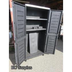 Q-414: Husky 2-Door Storage Cabinet with Keys