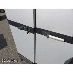 Q-415: Husky 2-Door Storage Cabinet with Keys