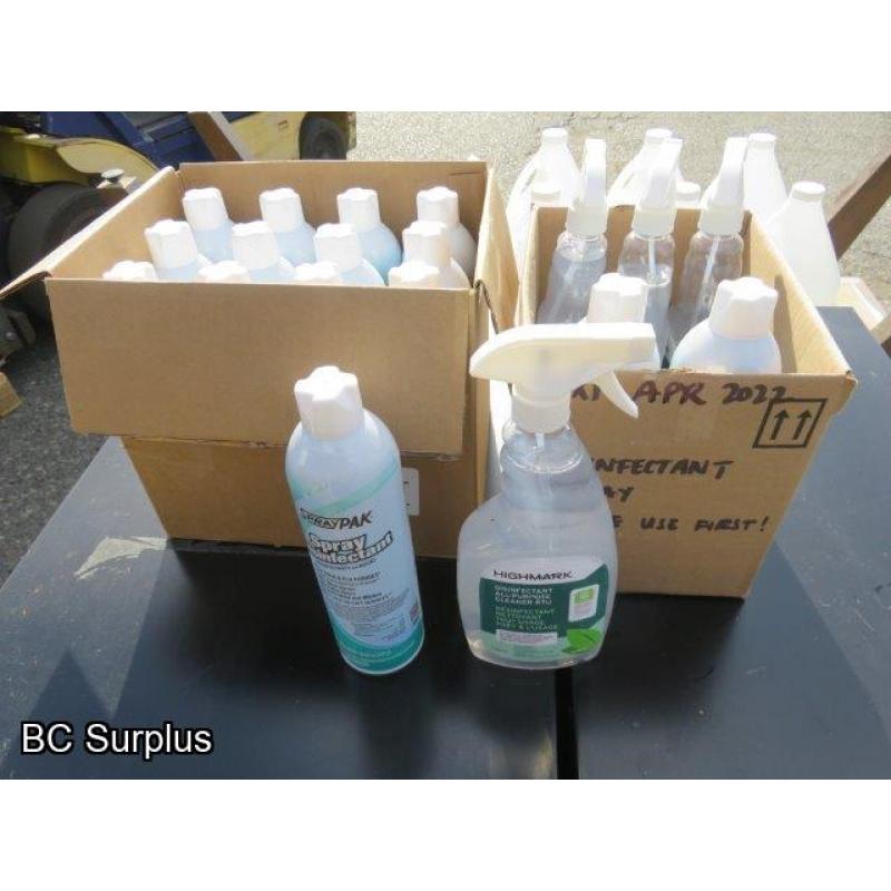 Q-419: Spray Disinfectant  - 2 Boxes