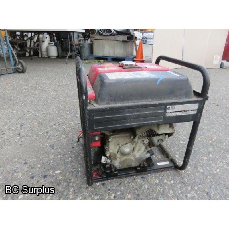 Q-442: Honda EM3000C Portable Generator