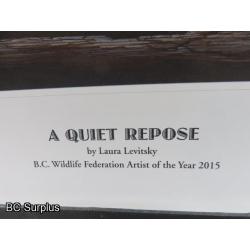 Q-482: Laura Levitsky Limited Edition Print - “Quite Repose”