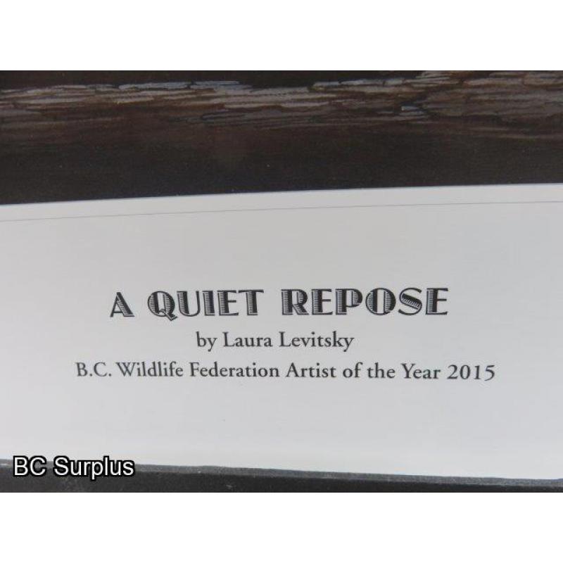 Q-485: Laura Levitsky Limited Edition Print - “Quite Repose”