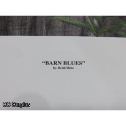 Q-486: Heidi Hehn Limited Edition Print - “Barn Blues”