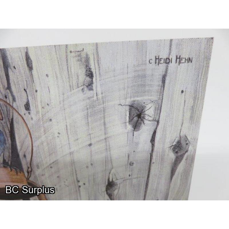 Q-487: Heidi Hehn Limited Edition Print - “Barn Blues”