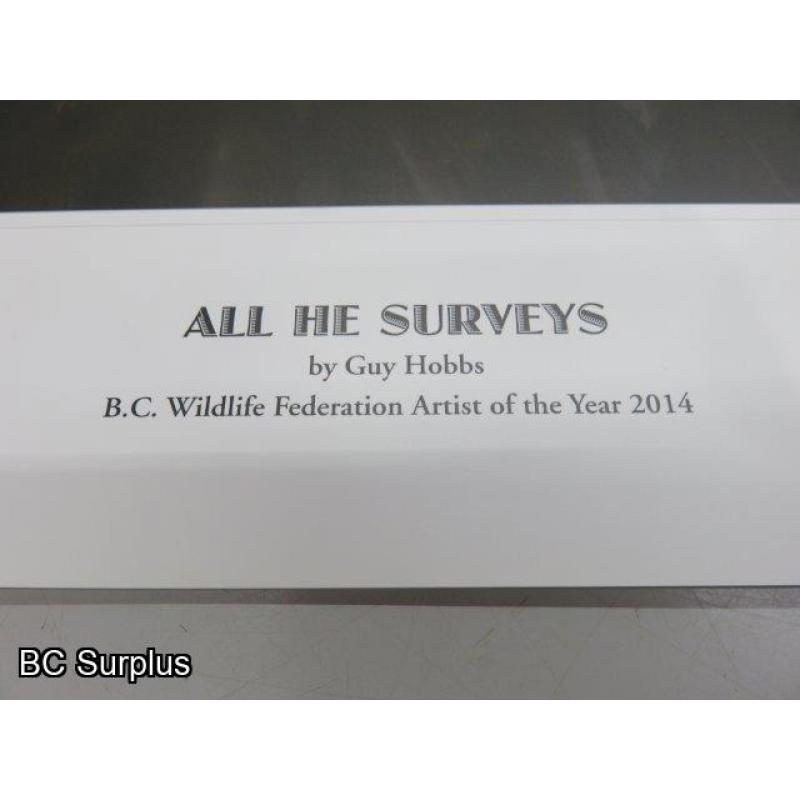Q-469: Guy Hobbs Limited Edition Print - “All He Surveys”