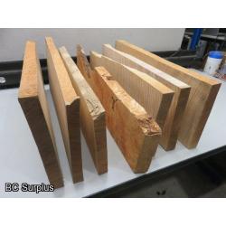Q-500: Carving & Crafting Wood Sections – Various – 7 Items
