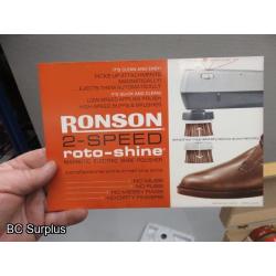 Q-534: Ronson Portable Shoe Shine Set in Case