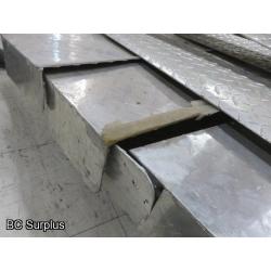 Q-546: Checker Plate Aluminium Steps – 14 Items