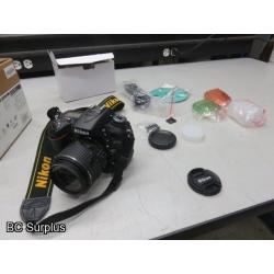 Q-562: Nikon D7100 Digital Camera; NO Charger – NO Battery