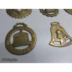 Q-594: Vintage Horse Brass – 15 Items