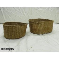 R-213: Woven Child's Berry Baskets – 2 Items