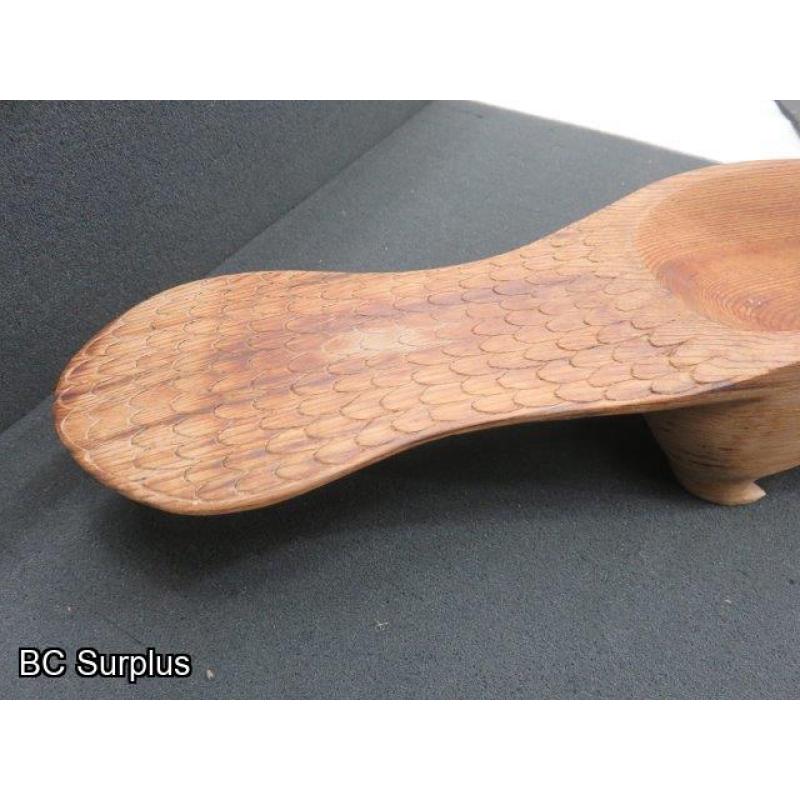 R-227: Beaver Tabletop Dish – Signed