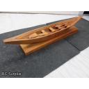 R-228: Salish Canoe on Wooden Base