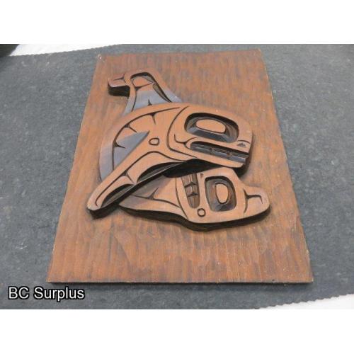 R-233: Killer Whale Carving – Signed