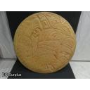 R-235: Marvin Baker Carved Wall Plaque – Round