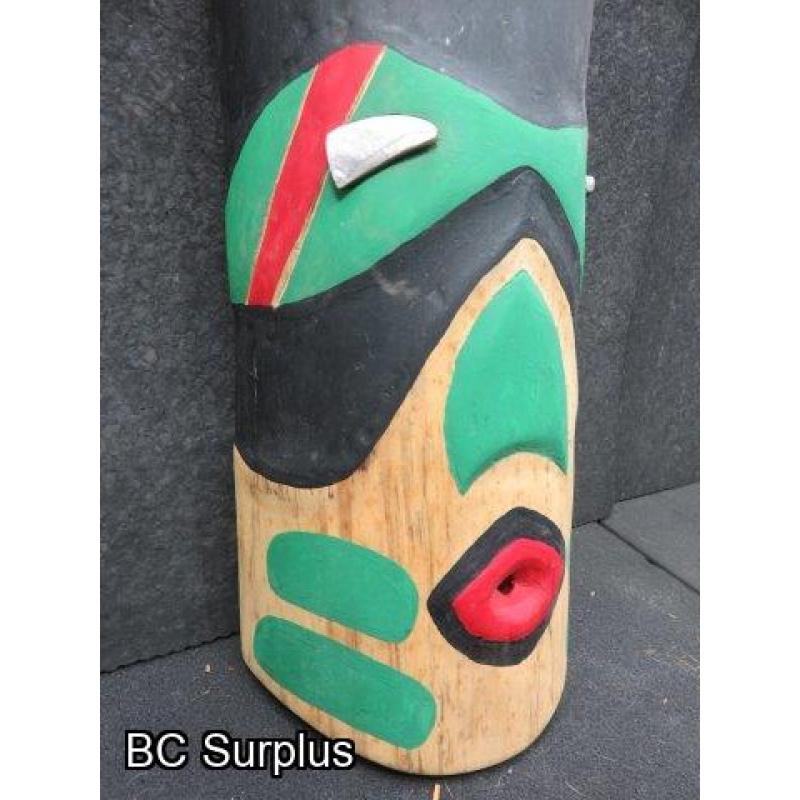 R-271: Odd Man Outcast Carved Mask – Signed