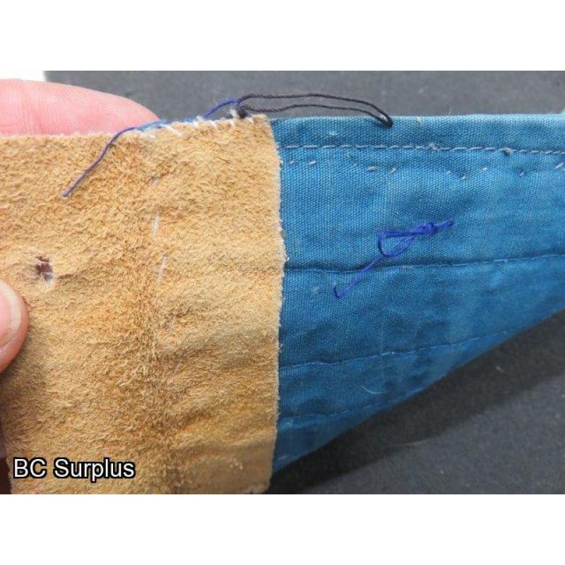 R-294: Beaded Vintage Belt – Leather Ends – 1 Item