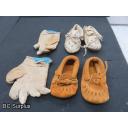 R-314: Children's Moccasins & Gloves – 3 Pairs