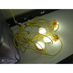 R-364: Magnum LED Job Site Light Strings – 3 Lengths