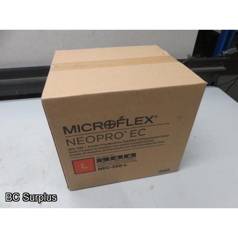 R-380: Microflex NeoPro Neoprene Long Cuff Gloves – Case of 500