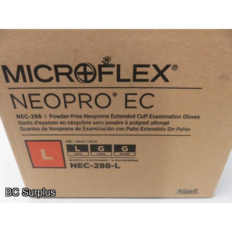 R-380: Microflex NeoPro Neoprene Long Cuff Gloves – Case of 500